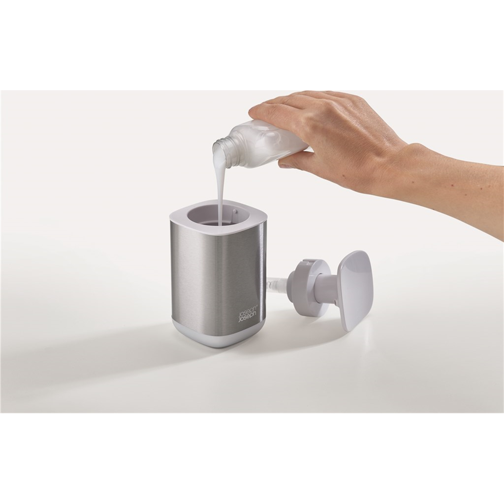 Joseph Joseph Joseph Joseph Presto™ Steel Dispenser igienico per sapone - Bianco  