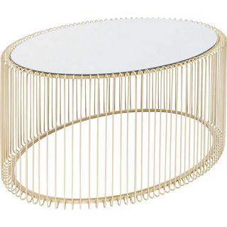 KARE Design Couchtisch Wire Uno Brass 60x90cm  