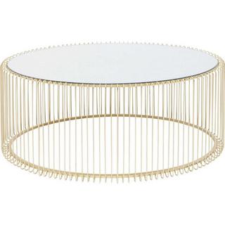 KARE Design Couchtisch Wire Uno Brass 60x90cm  