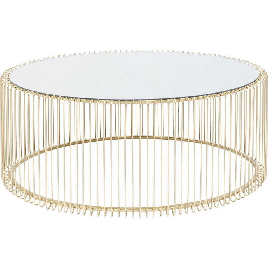 KARE Design Table basse Wire Uno Brass 60x90cm  