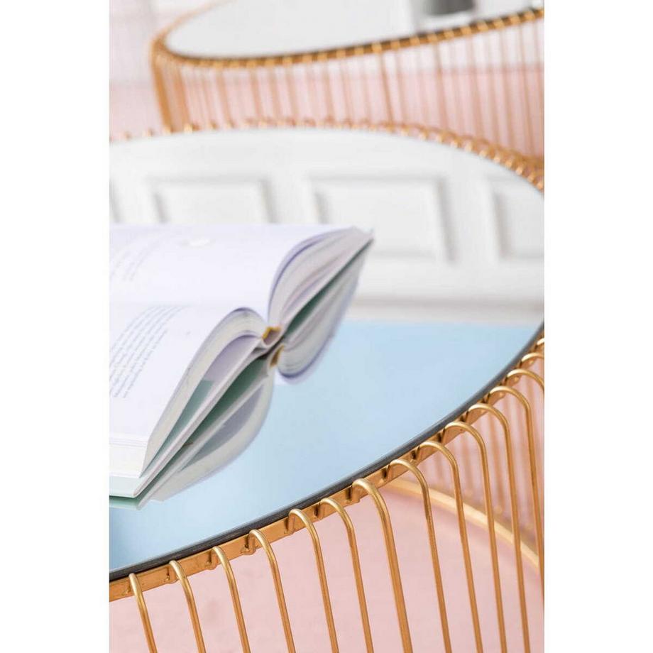 KARE Design Table basse Wire Uno Brass 60x90cm  