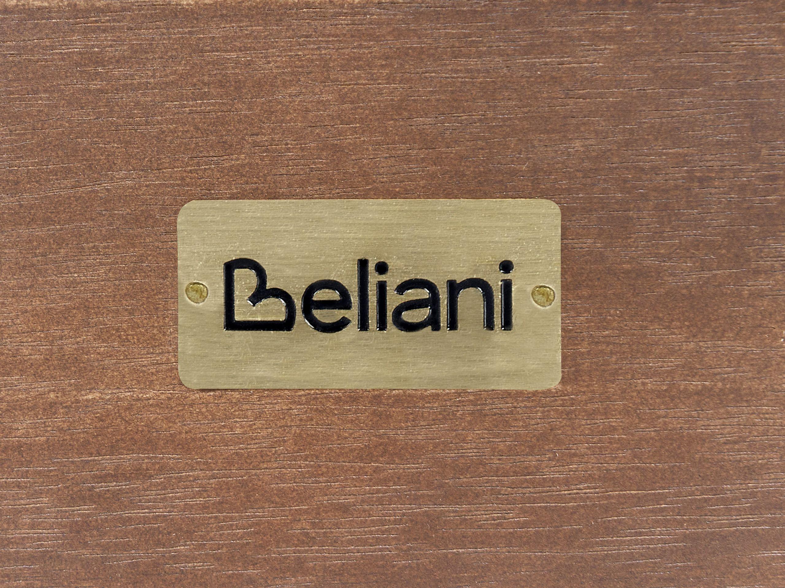 Beliani Tavolino da giardino en Legno d'acacia certificato FSC® Scandinavo TIMOR  