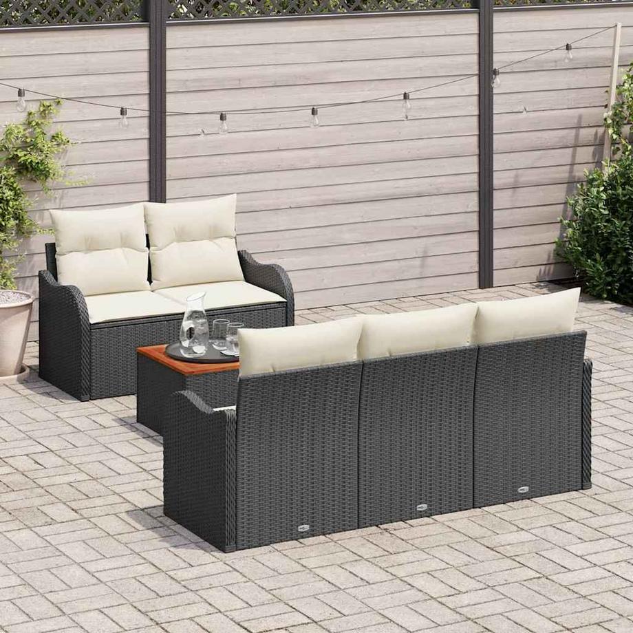 VidaXL Ensemble de meubles de jardin poly rattan  