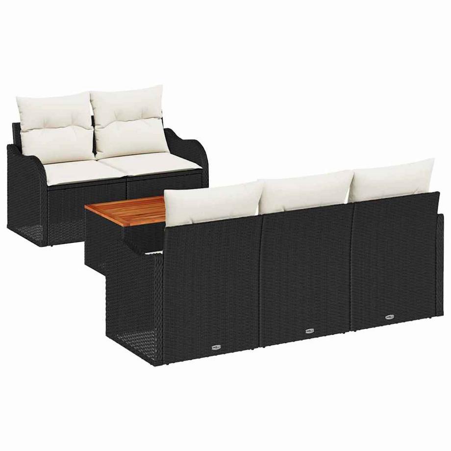 Ensemble de meubles de jardin poly rattan
