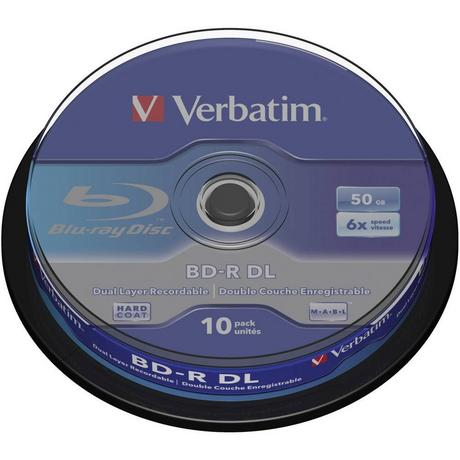 Verbatim  Verbatim Blu-ray BD-R DL vierge 