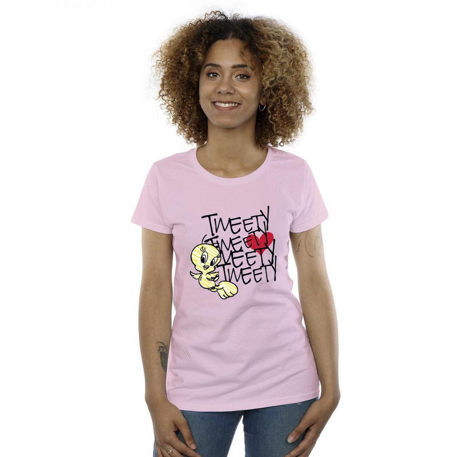 LOONEY TUNES Tweety Bird T-Shirt Imprimé Graphique  