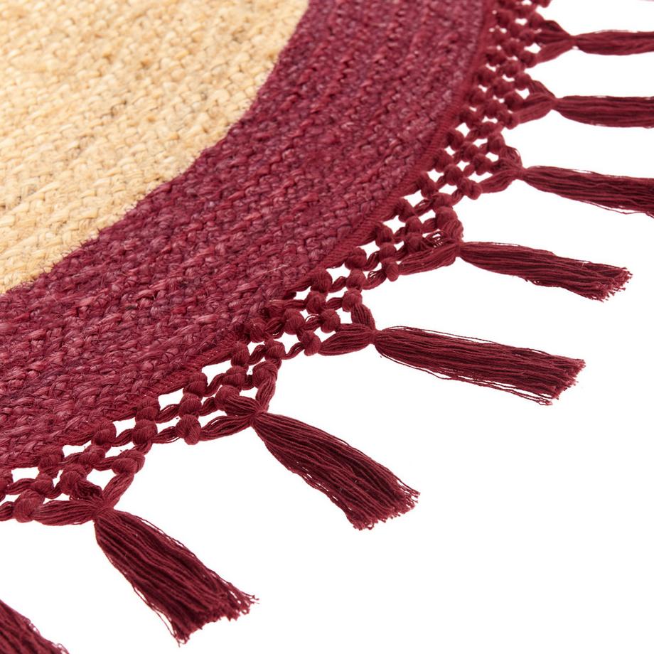 Beliani Tapis en Jute  MARTS  
