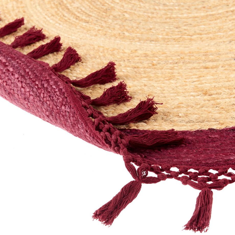 Beliani Tapis en Jute  MARTS  