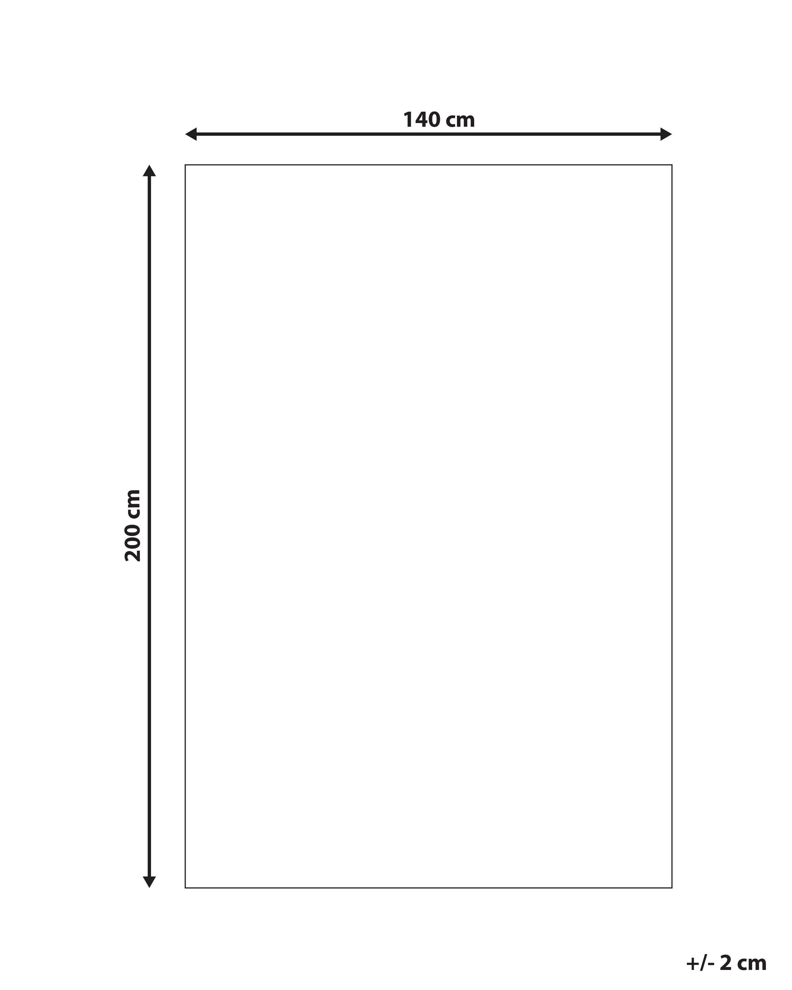 Beliani Tappeto en Poliestere Boho BAFRA  