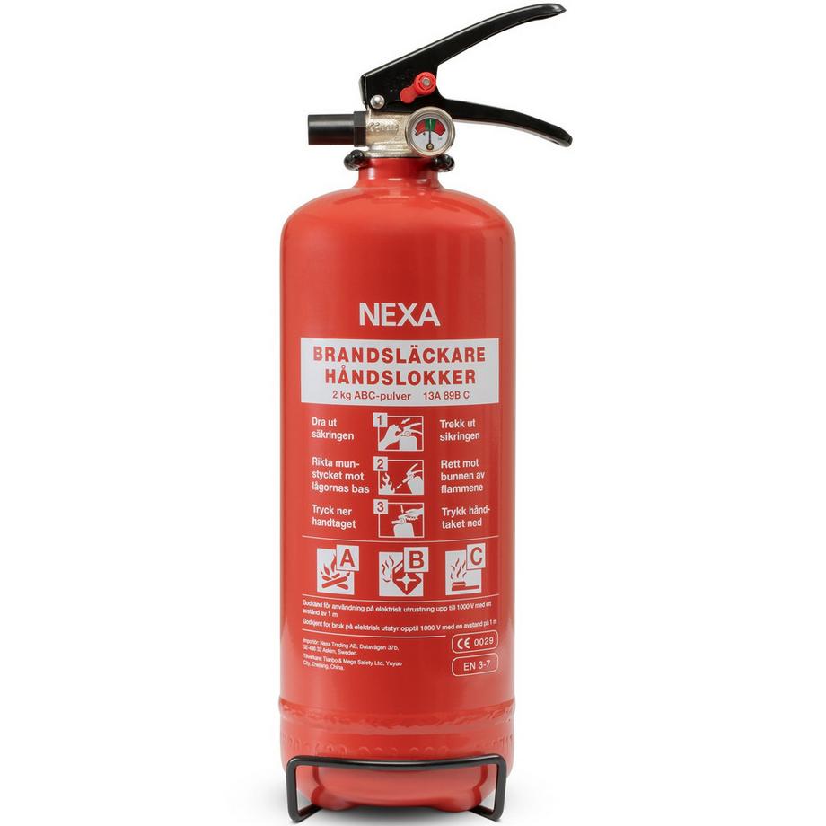 Nexa Feuerlöscher Rot 2kg 13A  