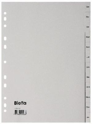 Biella BIELLA Register PP grau A4 471414.91 Dez.-Jan., französisch  