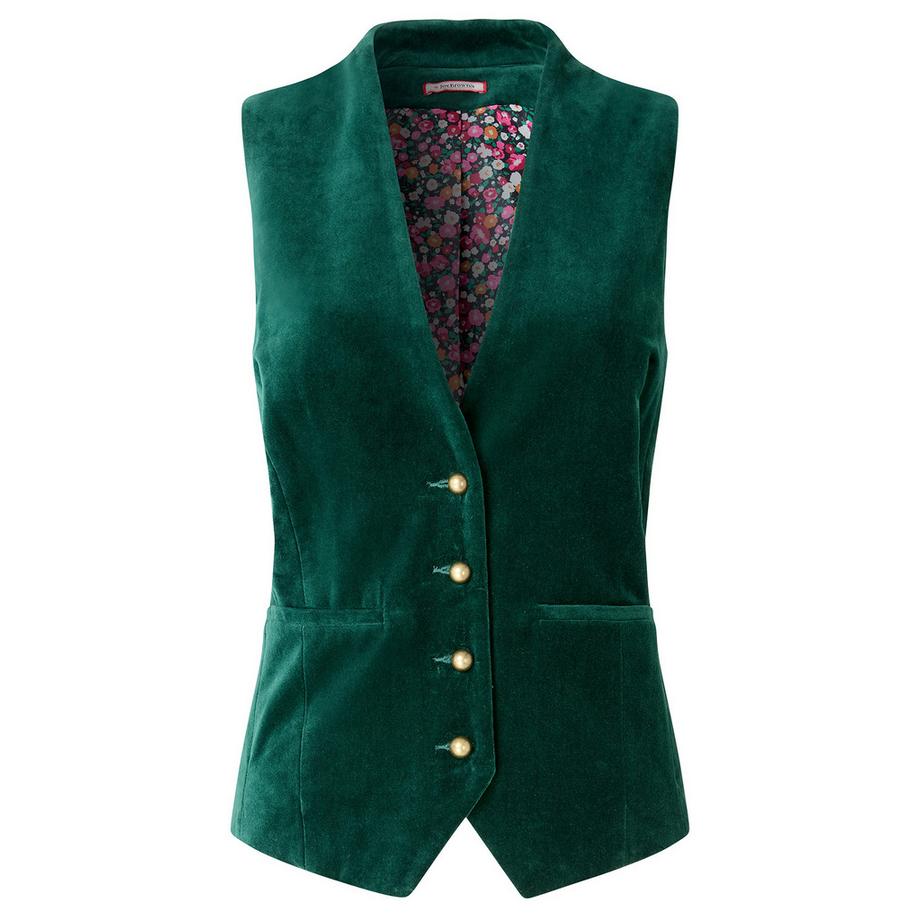 Joe Browns Gilet in velluto con bottoni  