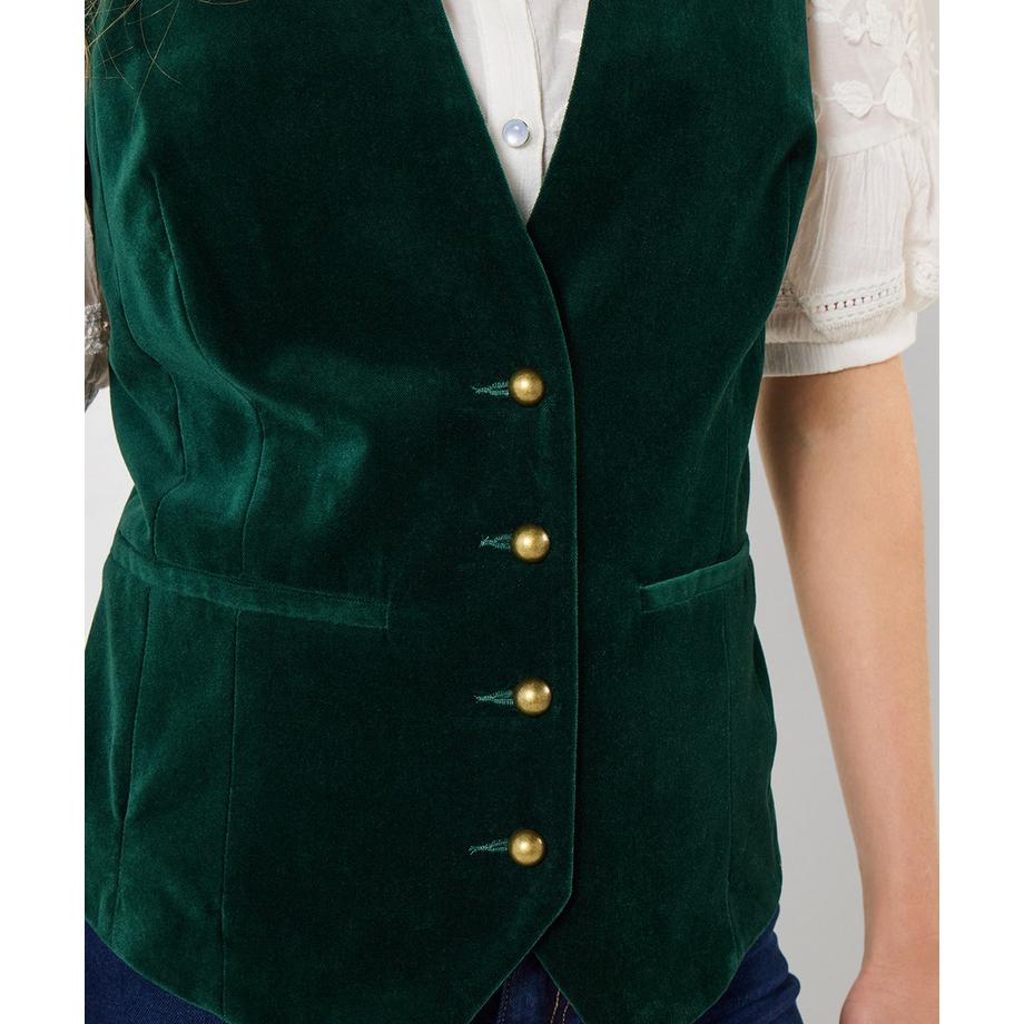 Joe Browns Gilet in velluto con bottoni  