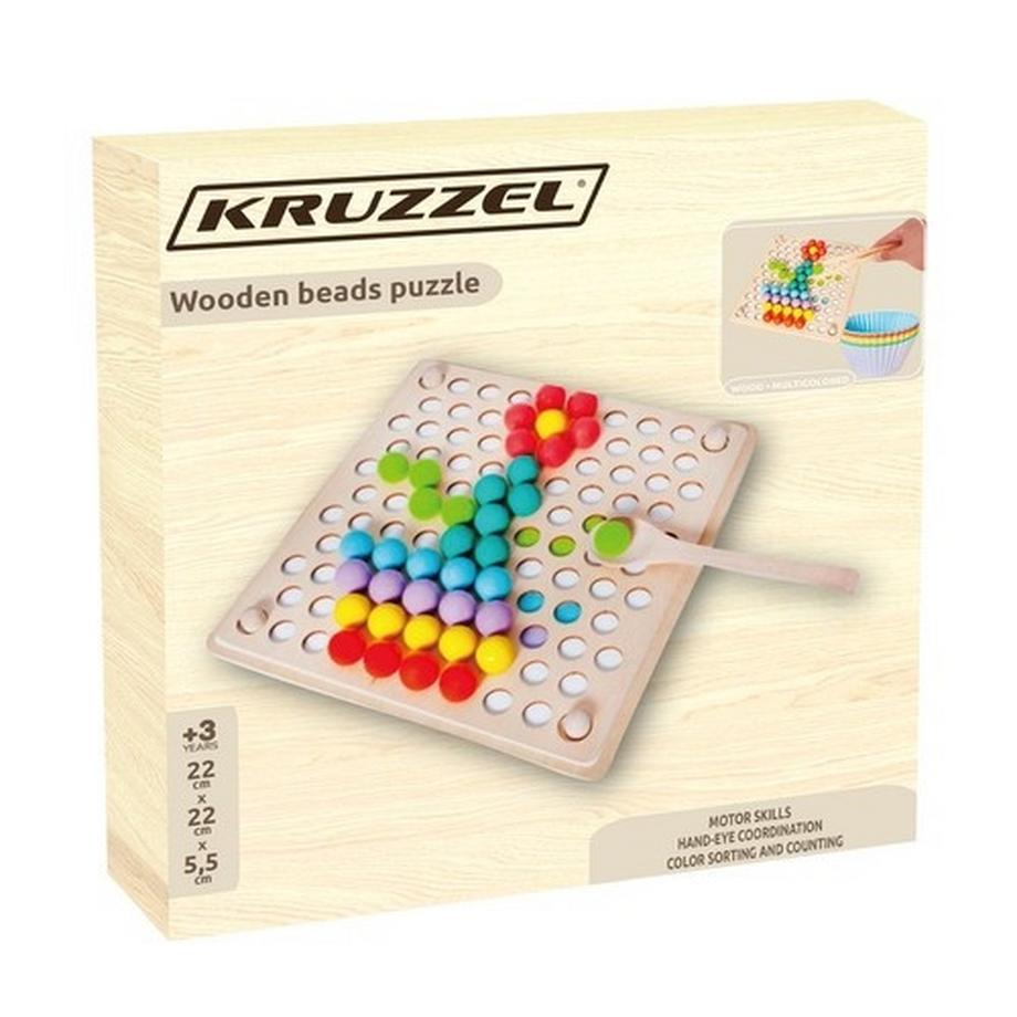 Kruzzel  Holzperlen-Puzzle 22403 