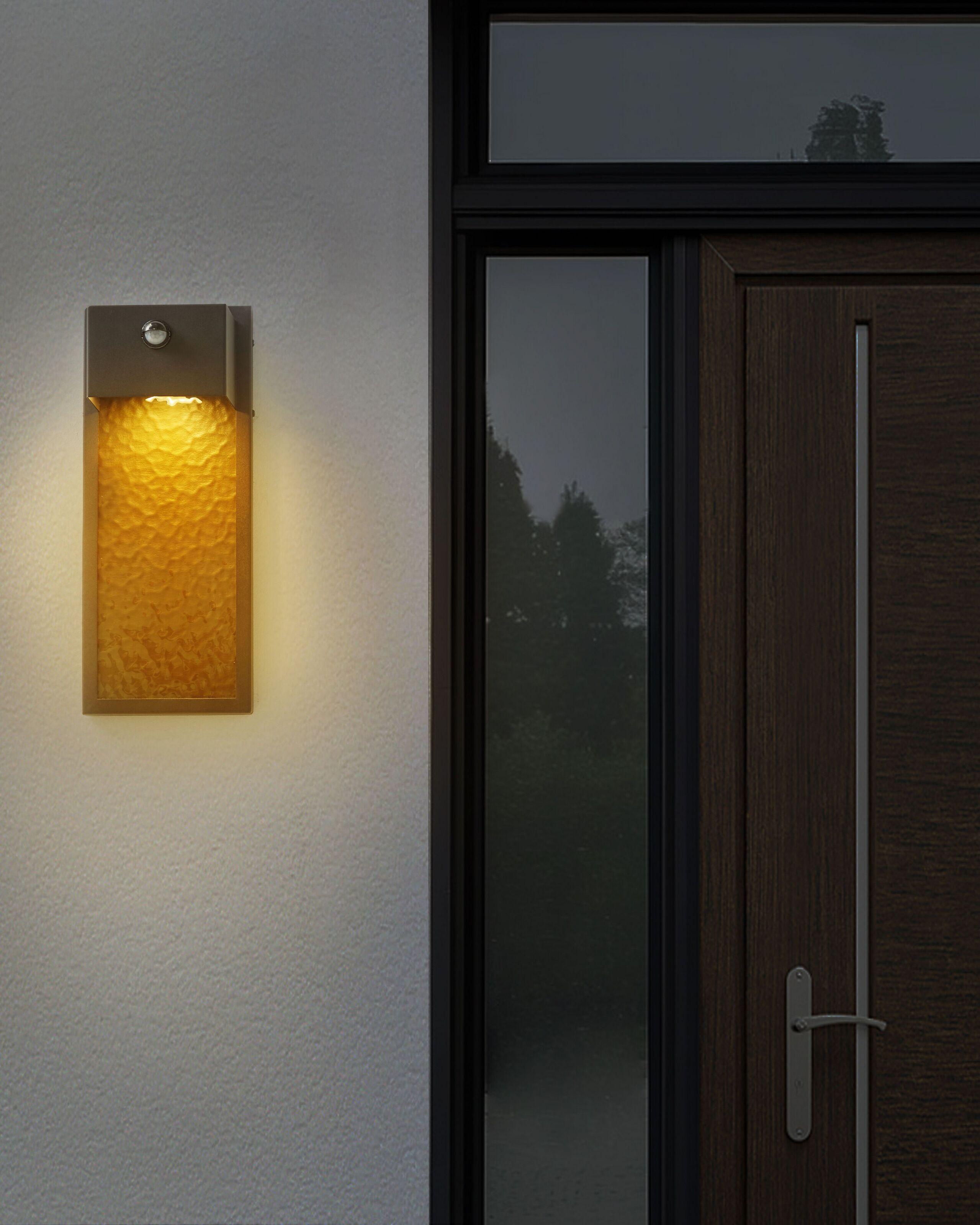 Beliani Lampe murale LED pour l'extérieur en Métal Moderne CARRON  