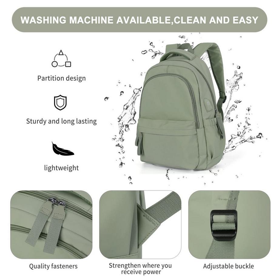 Only-bags.store Sac à dos scolaire léger pour ordinateur portable  