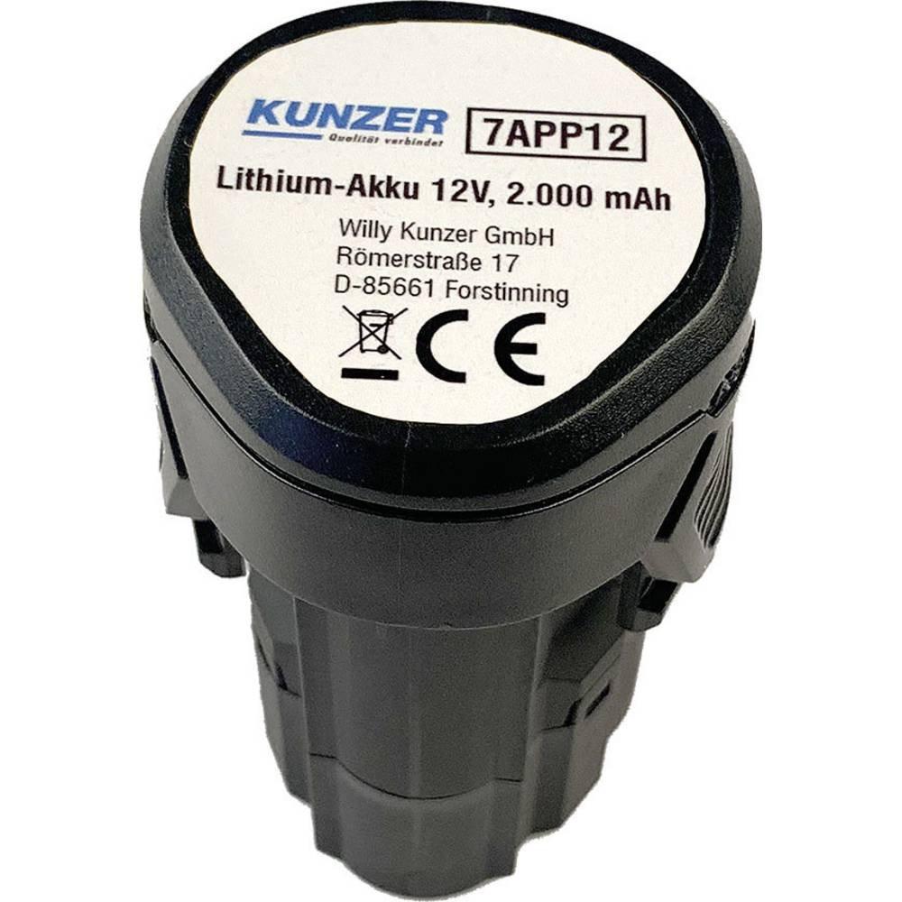 Kunzer Batterie au lithium 12 V 2 Ah
