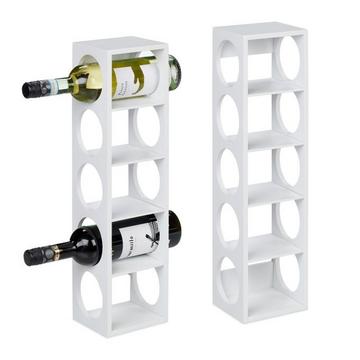 Set di 2 portabottiglie per vino bianco