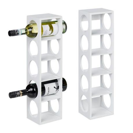 B2X Set di 2 portabottiglie per vino bianco  