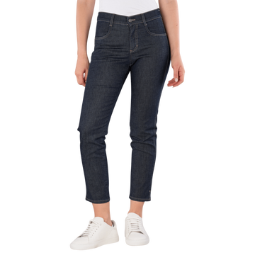 Cici Jeans Slim Fit Crop Slit Basic Denim