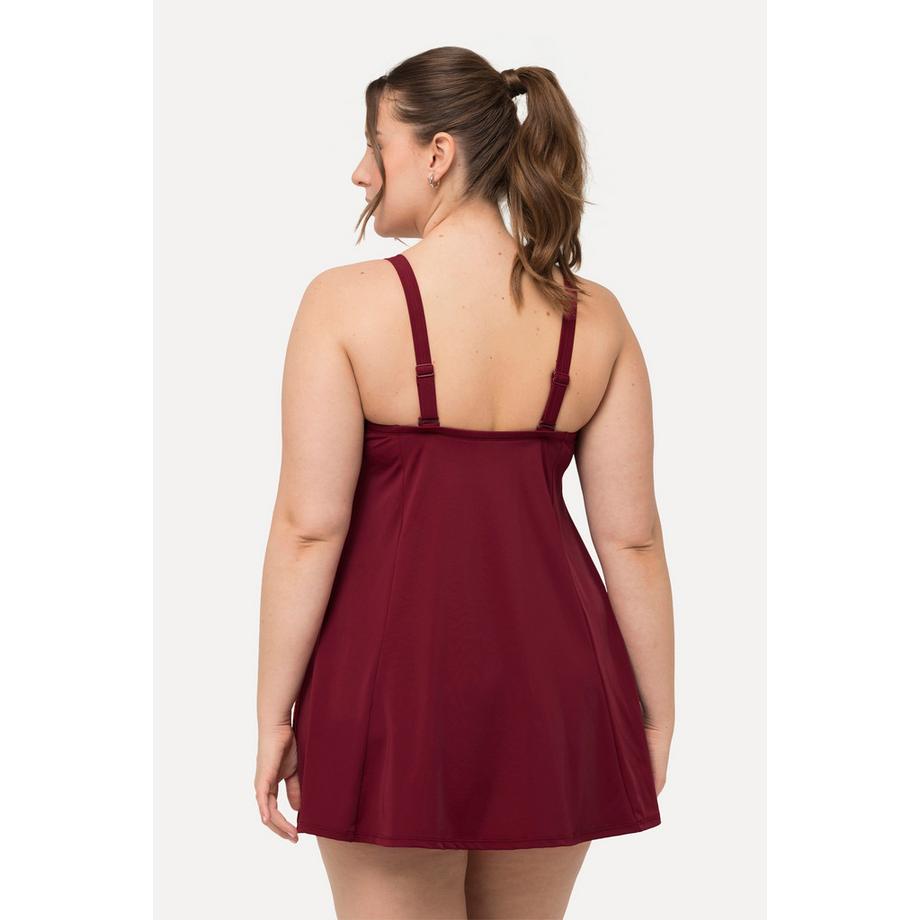 Ulla Popken Badekleid Blüten Softcups Träger verstellbar  