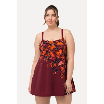 Abito da bagno con fiori, coppe morbide, spalline regolabili e materiale riciclato
