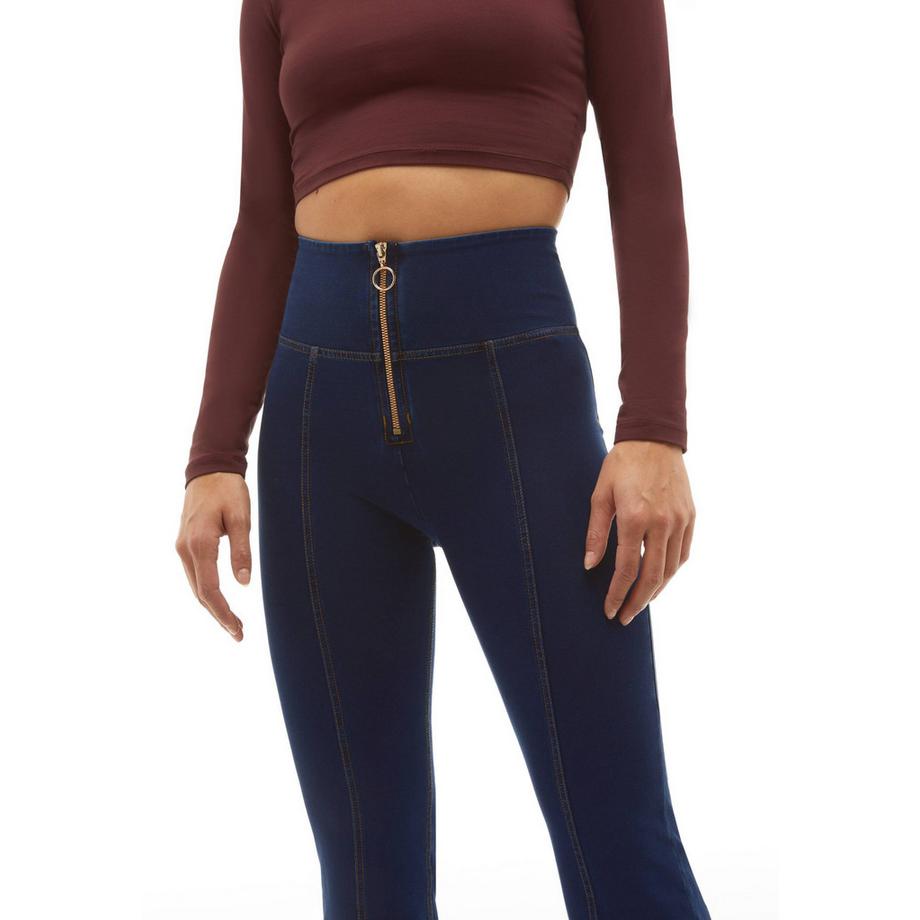FREDDY WRUP31HS413 Leggings Taille Haute Cropped Évasé  
