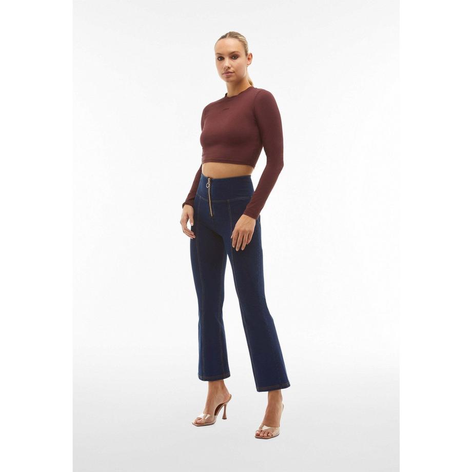 FREDDY WRUP31HS413 Leggings Taille Haute Cropped Évasé  