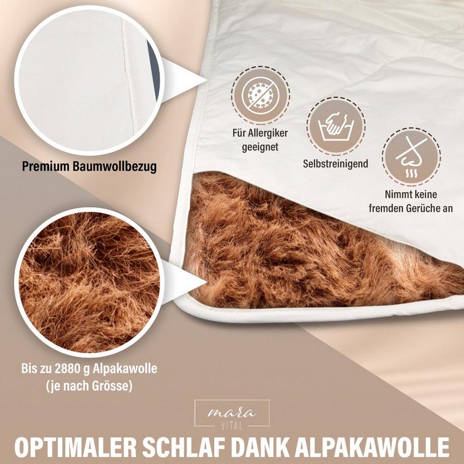 Mara Vital Bio-Alpakadecke  