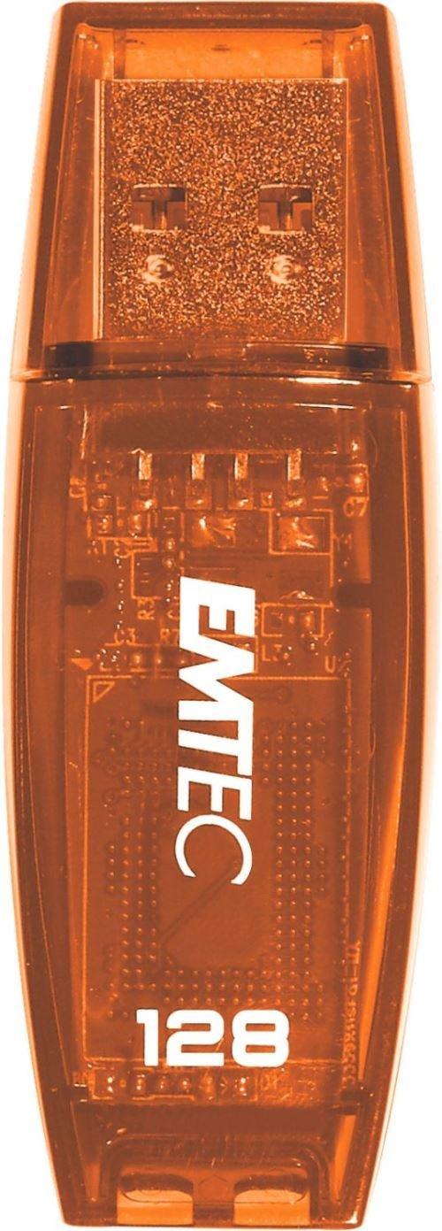 Image of Emtec Basf Emtec USB 2.0 Flash Drive 128 GB Orange - 128 GB