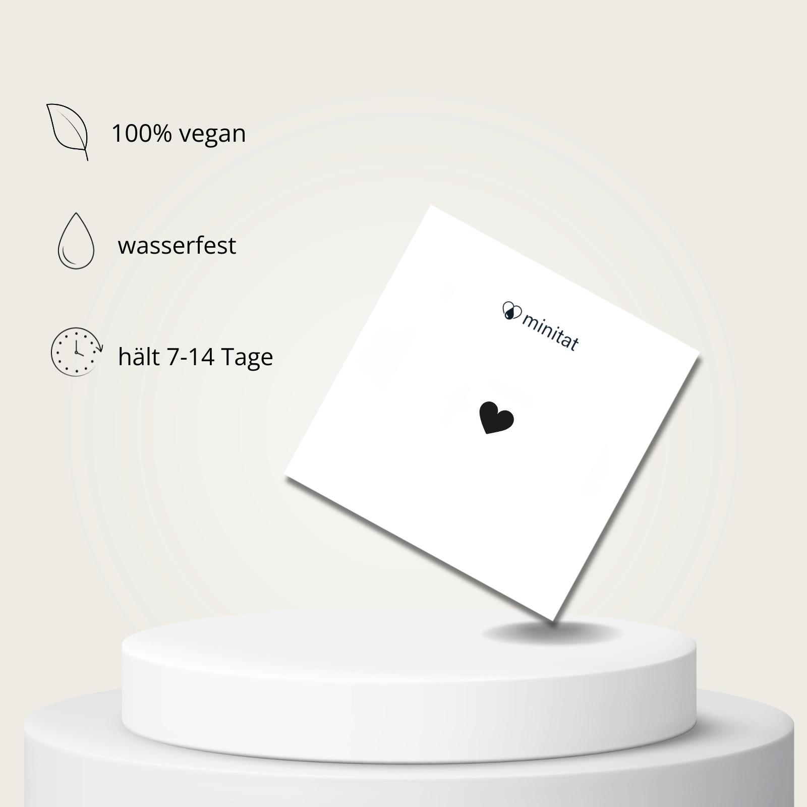 Henna Tattoo Schweiz  Herz Tattoo - Doppelpack 