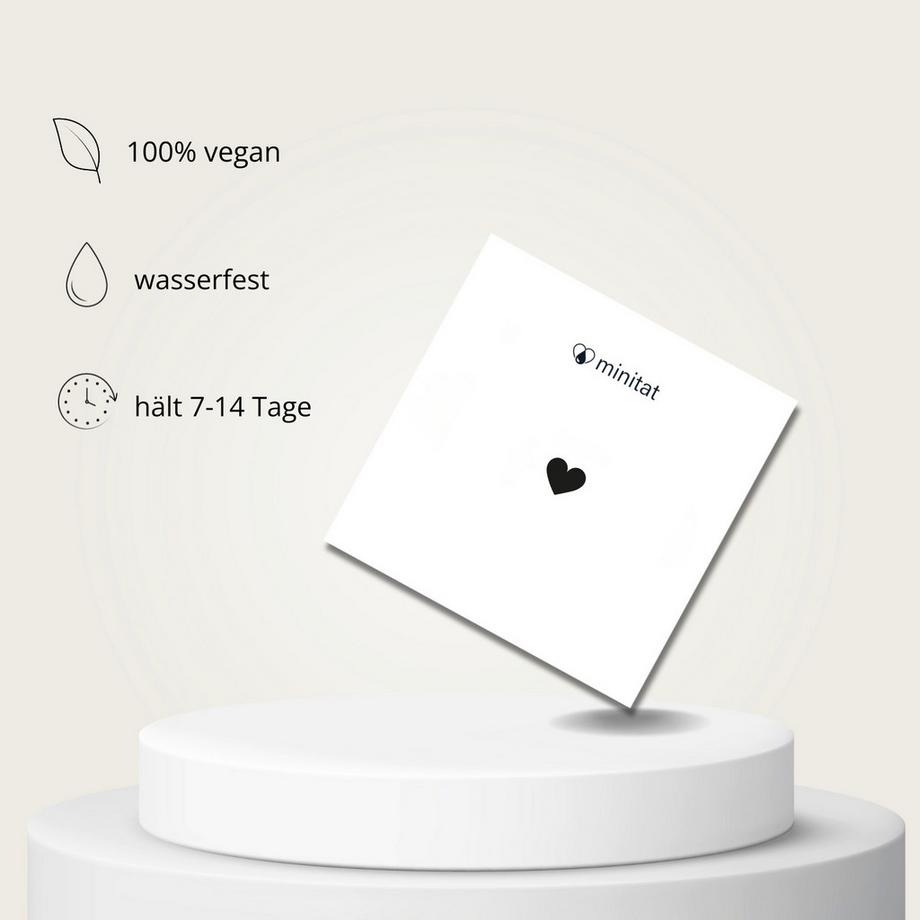 Henna Tattoo Schweiz  Herz Tattoo - Doppelpack 