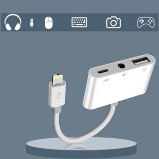 Avizar  Adaptateur iPhone vers USB / Jack 3.5mm 