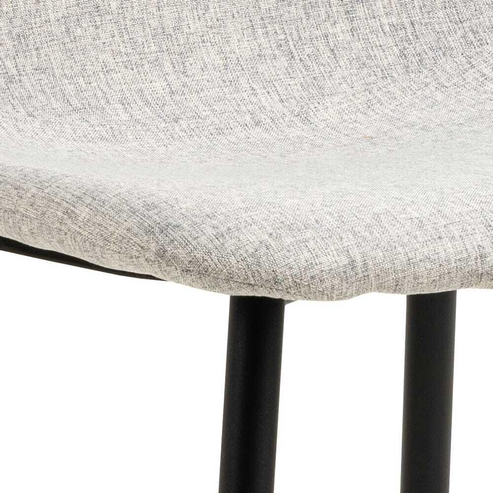 mutoni Chaise de salle à manger Cordelia gris clair (1 pièce)  