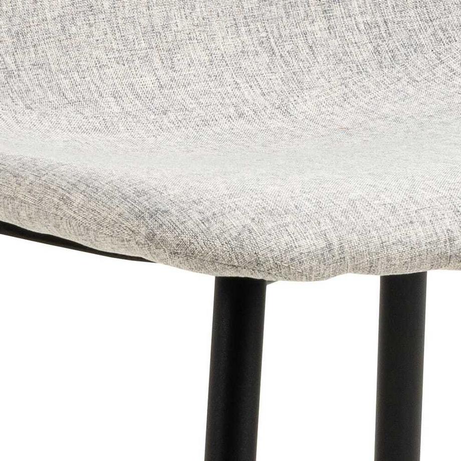 mutoni Sedia da pranzo Cordelia grigio chiaro (1 pezzo)  