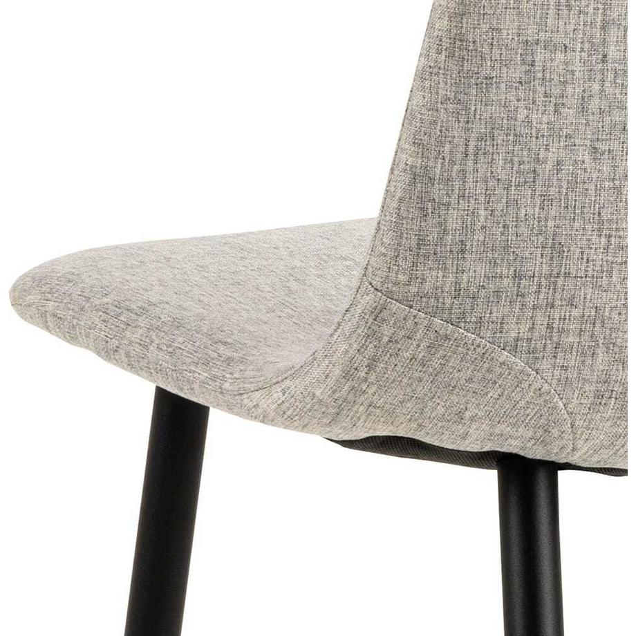 mutoni Sedia da pranzo Cordelia grigio chiaro (1 pezzo)  