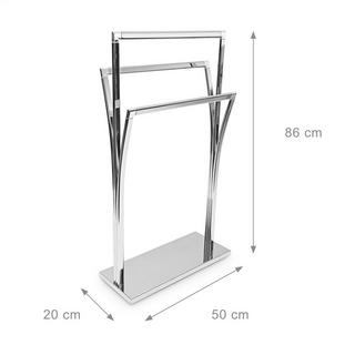 B2X Porta asciugamani in acciaio inox 3 barre  