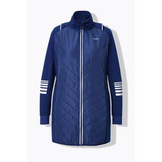 Ulla Popken 2-in-1 Mantel abnehmbare Ärmel Stehkragen  