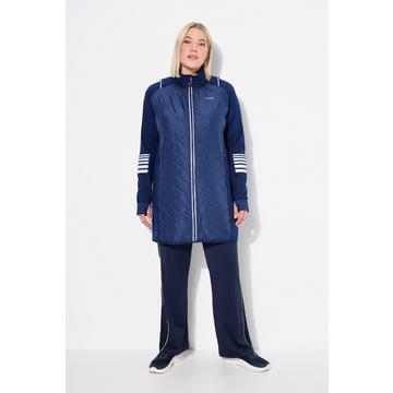 2-in-1-Mantel, Ärmel abnehmbar, Stehkragen, recycelt