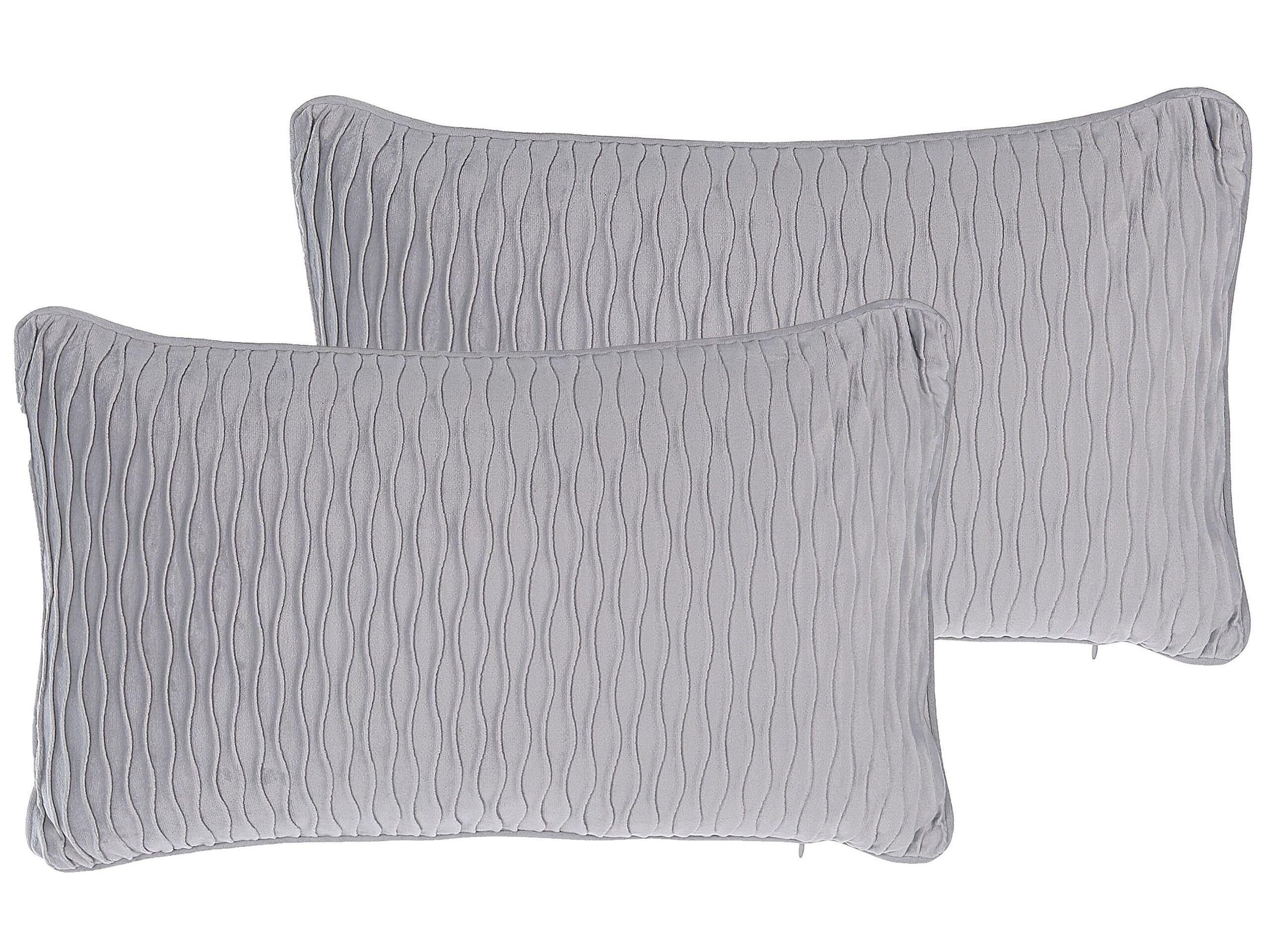 Beliani Lot de 2 coussins en Polyester Moderne MOTARI  