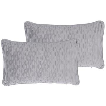 Lot de 2 coussins décoratifs en Velours Scandinave MOTARI