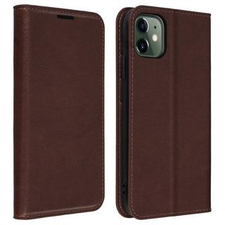 Avizar  Étui Cuir iPhone 11 Marron 