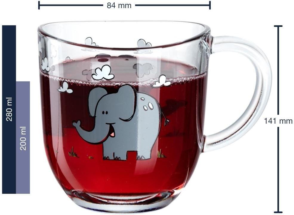 LEONARDO Kindertasse Elefant 6-teilig  