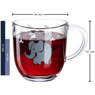 LEONARDO Kindertasse Elefant 6-teilig  