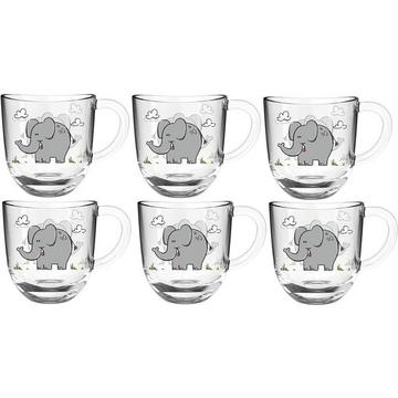 Kindertassen Bambini, 280 ml 6 Stück, Elefant