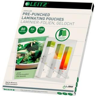 Leitz  LEITZ Laminiertasche A4 16918 glanz, 80my 100 Stk 