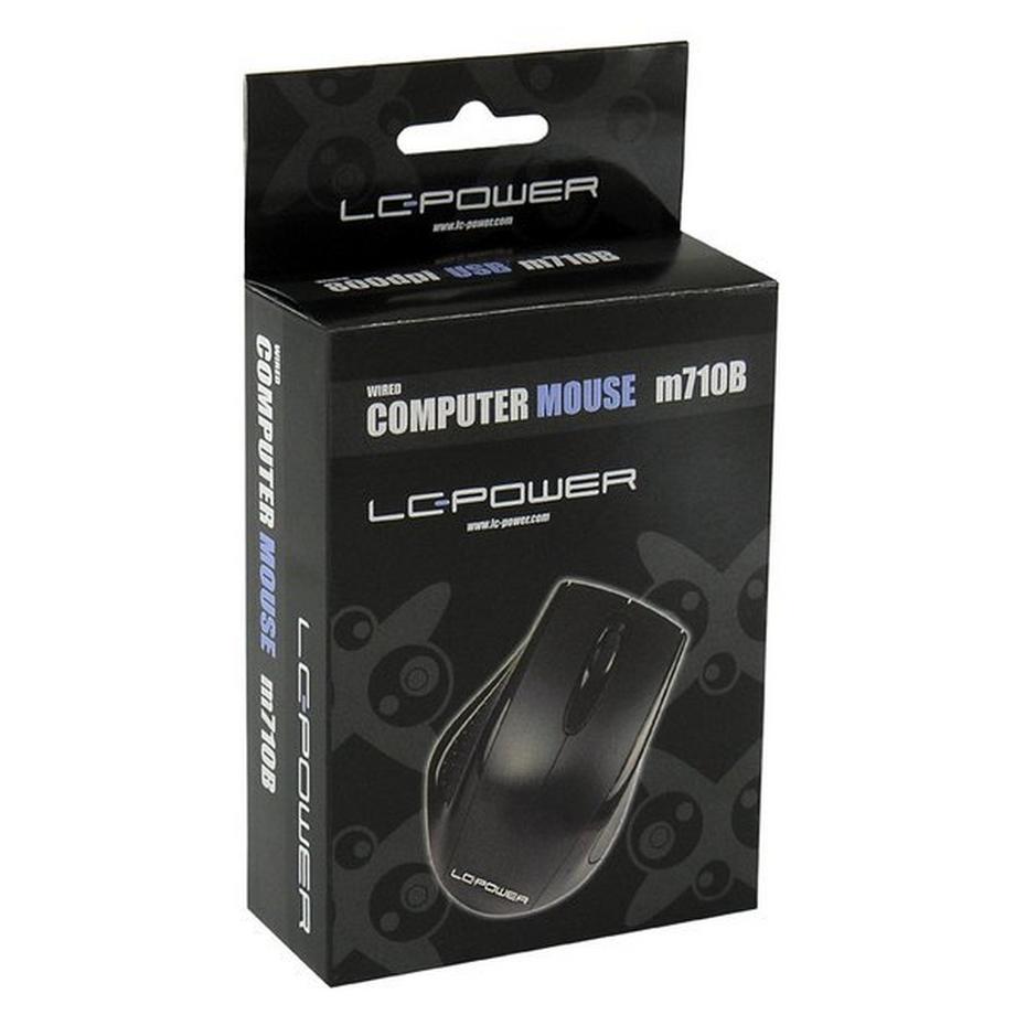 LC POWER  LC-M710B Maus rechts USB Typ-A Optisch 800 DPI 