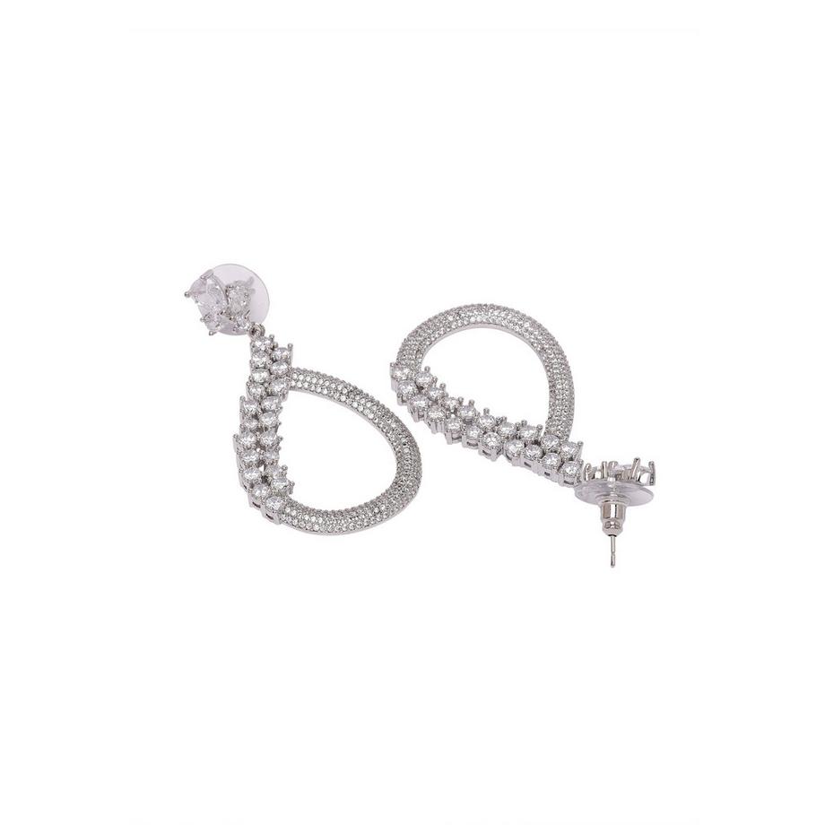 AVANT-GARDE PARIS  Diva Funkelnde Mandelform-Ohrringe 