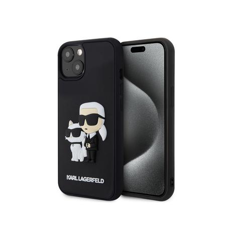 KARL LAGERFELD  Coque iPhone 15 Plus 3D Karl & Choupette 