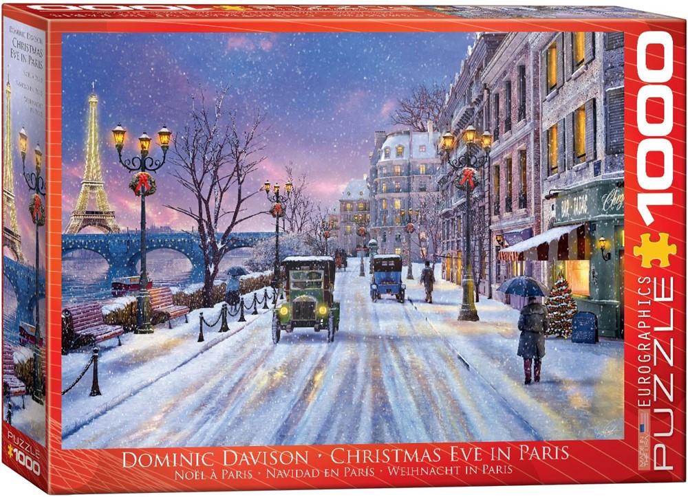 Eurographics  puzzle Domi Davison: Weihnachten in Paris 1000 Teile 